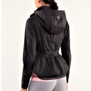 lululemon athletica Black Hooded Jacket